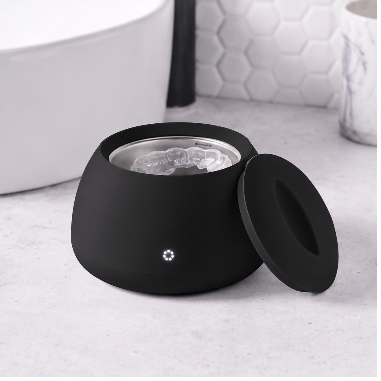 Dental Pod ultrasonic cleaner — Jet Black