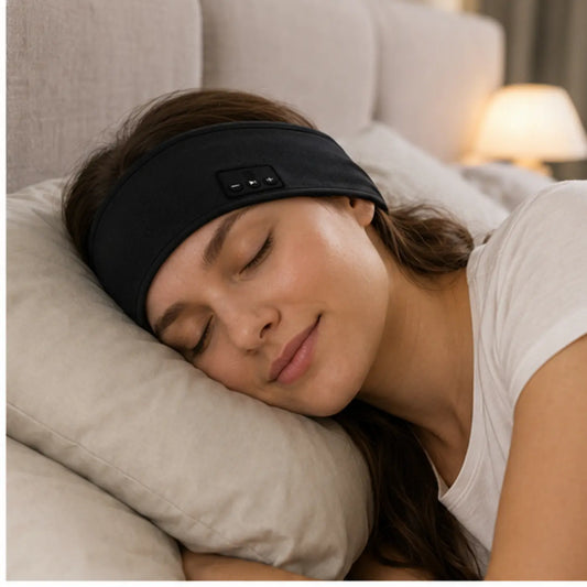 CozyBand Wireless Sleep Headphones — Product in use