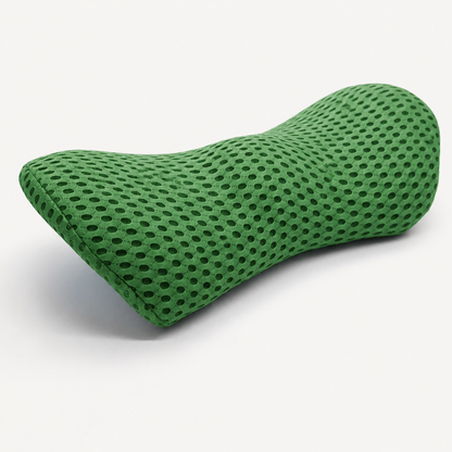NeoCushion ergonomic lumbar support pillow — Green