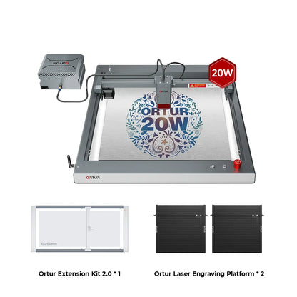 Ortur LM3 Laser Engraving & Cutting Machine 20,000mm/min (40W/20W/10W)