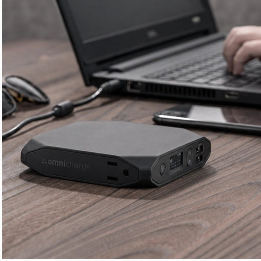 Omni 20+ Portable Laptop Power Bank — Product in use