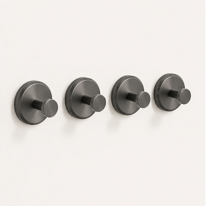 ROHA reusable suction cup hooks — Gun Metal