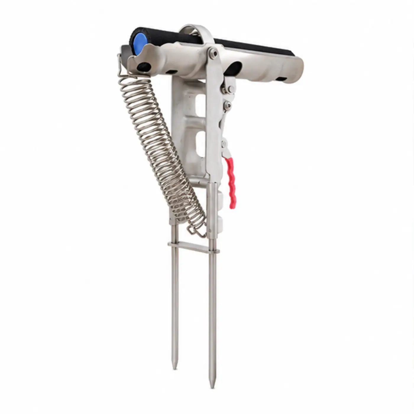 Spring-Loaded Fishing Rod Holder with Ground Stake — Clean product view