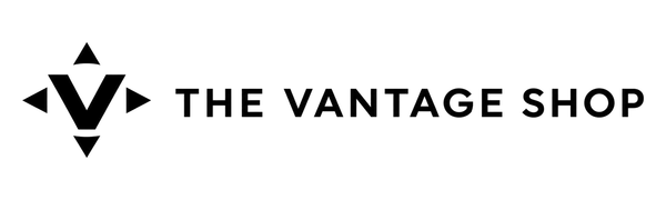 The Vantage Shop black desktop logo
