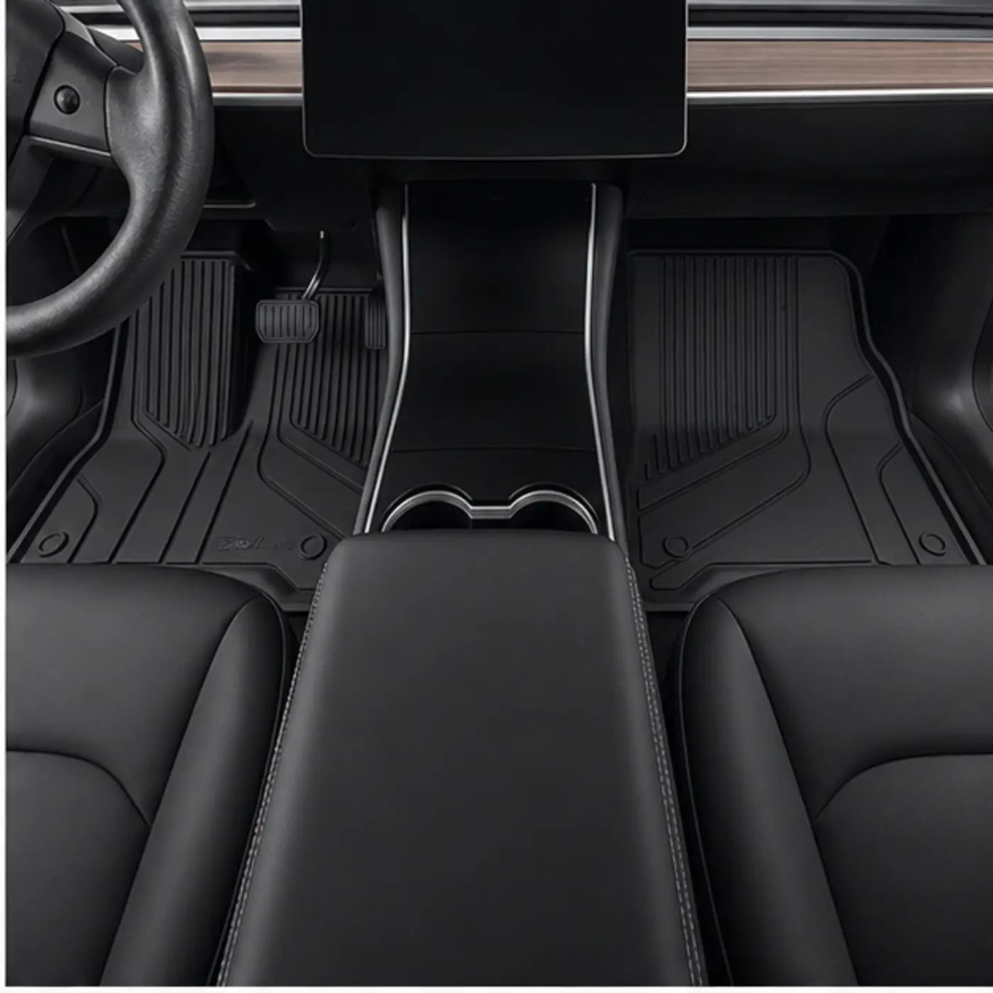 Thorex All-Weather Floor Mats for Tesla Model Y (2020–2024) — Product in use