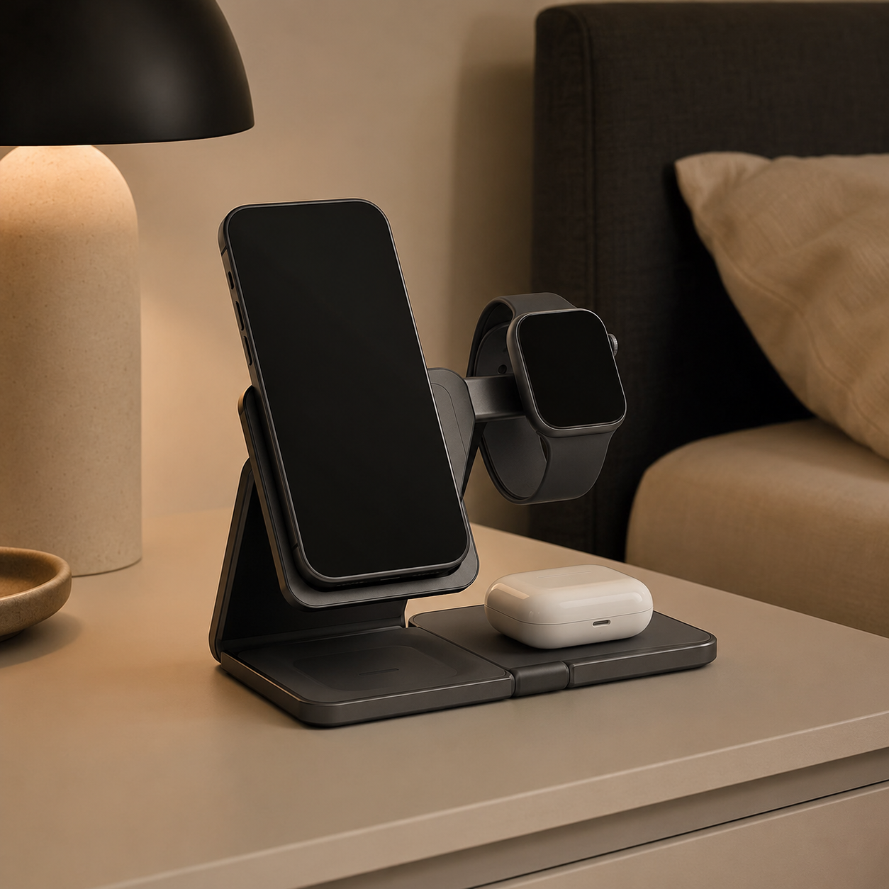 TRIO 3-in-1 wireless charging station